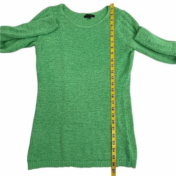 Rachel Zoe Green Knit Crochet Sweater Size small - Picture 10 of 10